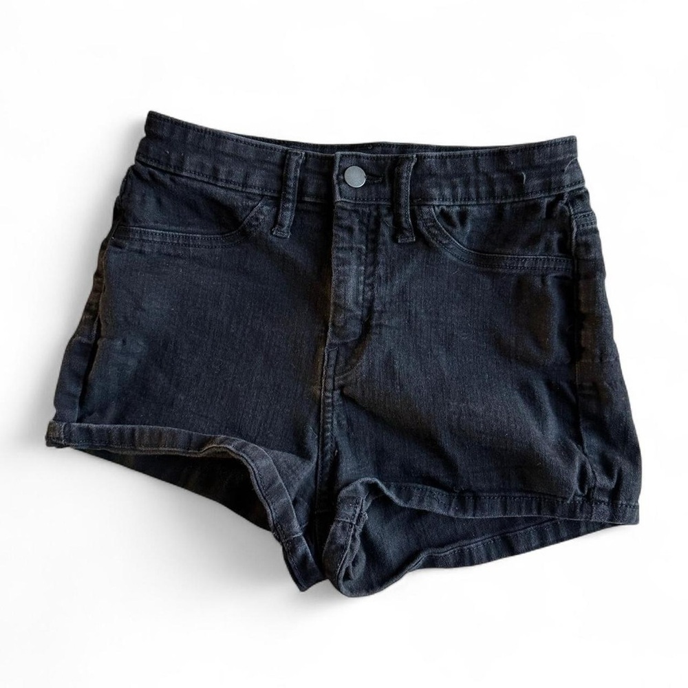 Wild Fable High Waist Black Denim Shorts